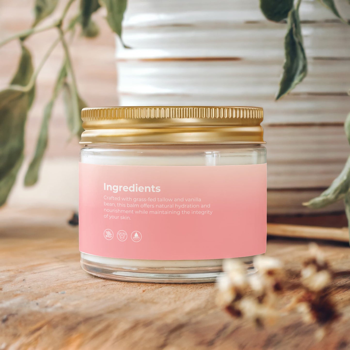 Whipped Vanilla Bean Tallow Balm